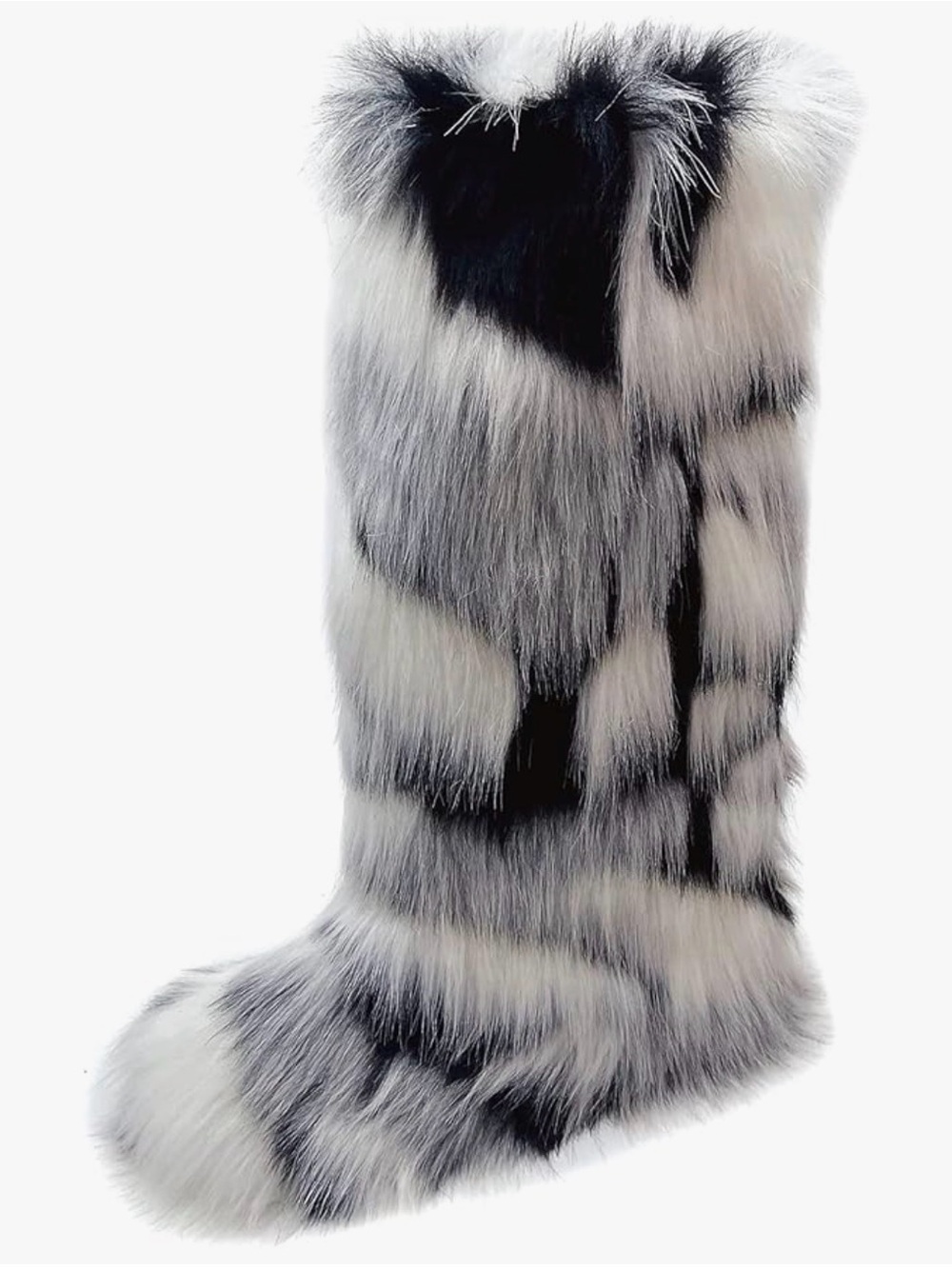 NWT - Valpeak Women Faux Fur Boots - Long Boots - Size 7